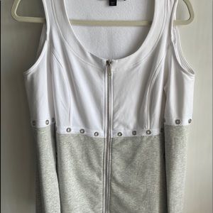 New, never worn, size Small grey and white casual wear  2 piece